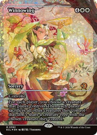 Winnowing Showcase Fracture Foil (ECL, Near Mint, Foil)