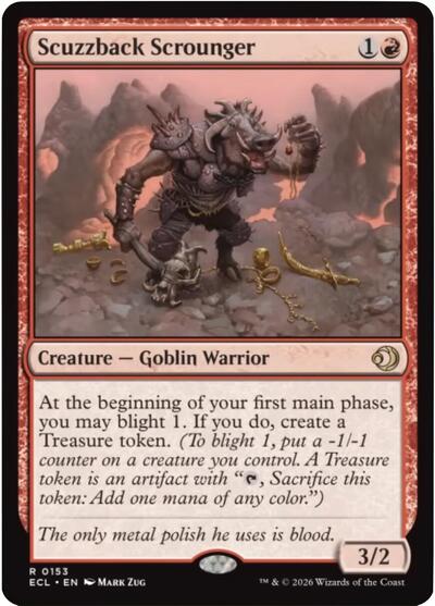 Scuzzback Scrounger (ECL, Near Mint,)