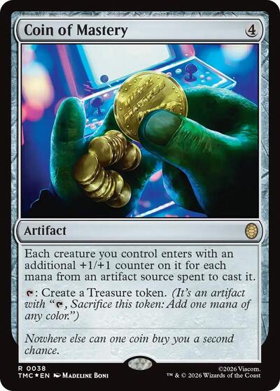 Coin of Mastery (Surge Foil) (TMC, Near Mint, Foil)