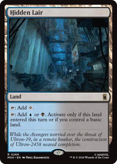Hidden Lair (MSH, Near Mint, Foil)
