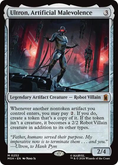 Ultron, Artificial Malevolence (MSH, Near Mint, Foil)
