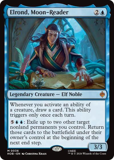 Elrond, Moon-Reader (HOB, Near Mint, Foil)