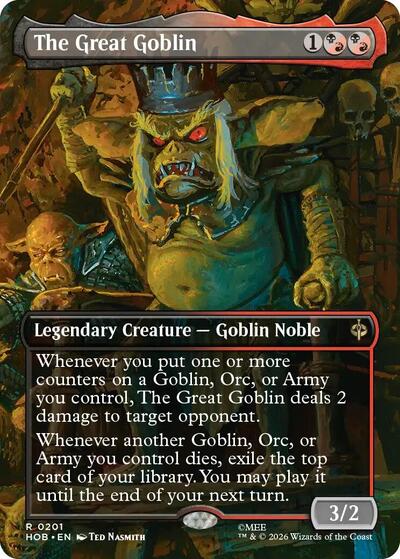 The Great Goblin Borderless (HOB, Near Mint, Foil)