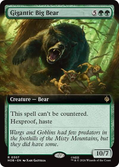 Gigantic Big Bear (Extended Art) (HOB, Near Mint,)