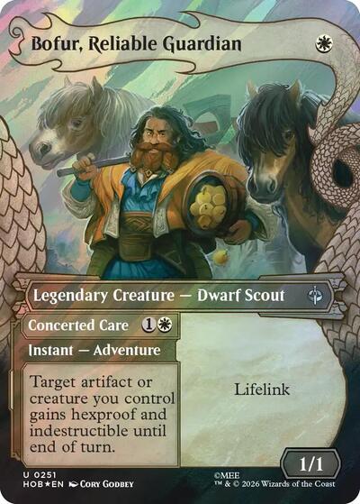 Bofur, Reliable Guardian (Showcase) (Surge Foil) (HOB, Near Mint, Foil)