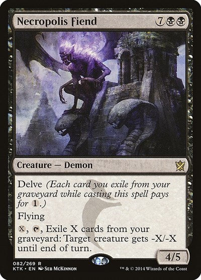 Necropolis Fiend (KTK, Lightly Played,)