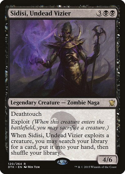 Sidisi Undead Vizier (DTK, Near Mint, Foil)