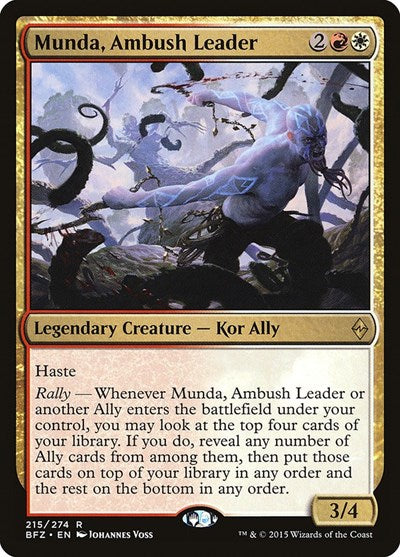 Munda Ambush Leader (BFZ, Near Mint,)
