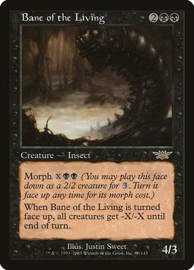 Bane of the Living (LGN, Lightly Played, Foil)