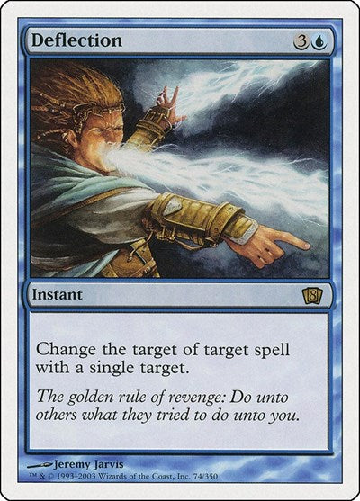 Deflection (8ED, Lightly Played,)