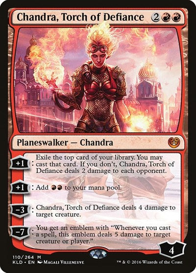 Chandra Torch of Defiance (KLD, Lightly Played,)