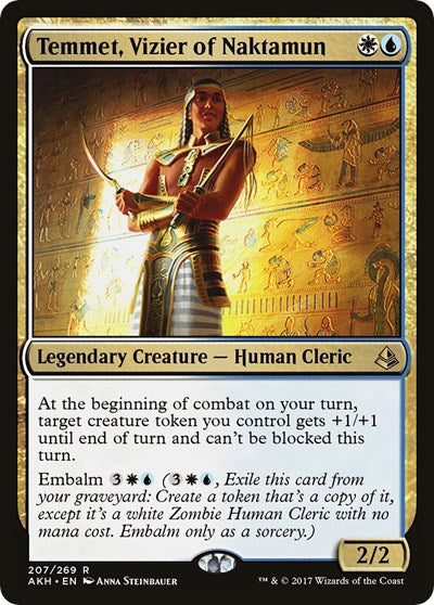 Temmet, Vizier of Naktamun (AKH, Near Mint,)