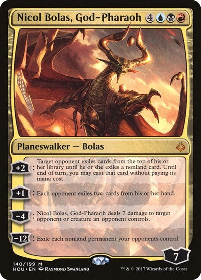 Nicol Bolas God Pharaoh (HOU, Near Mint,)