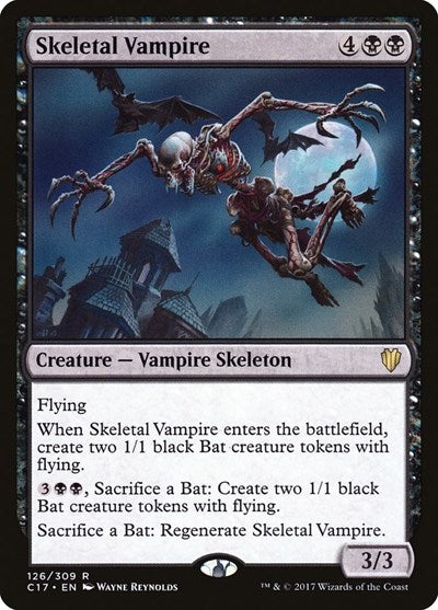 Skeletal Vampire (C17, Near Mint,)