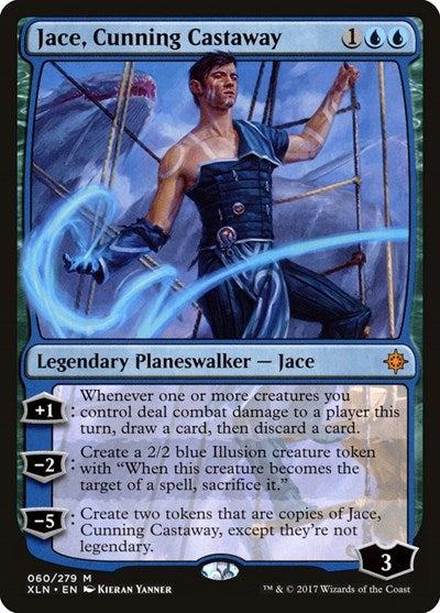 Jace Cunning Castaway (XLN, Near Mint, Foil)