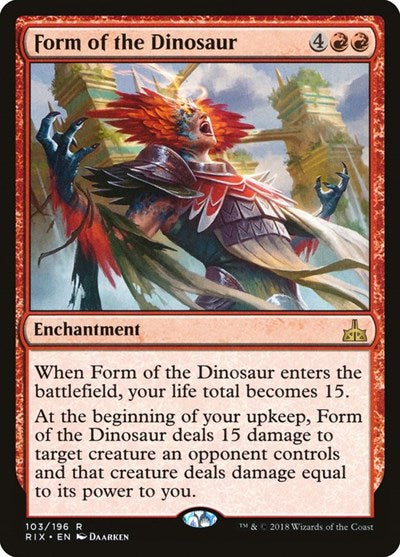 Form of the Dinosaur (RIX, Near Mint,)