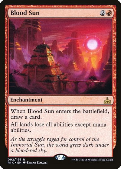 Blood Sun (RIX, Near Mint,)