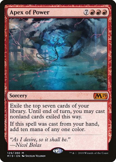 Apex of Power (M19, Near Mint,)