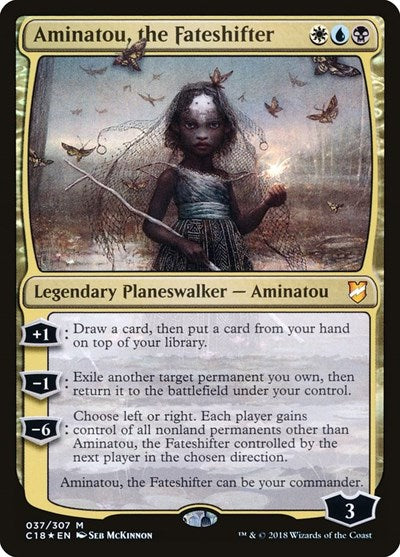 Aminatou the Fateshifter (C18, Lightly Played, Foil)