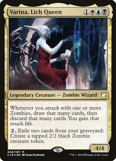 Varina Lich Queen (C18, Near Mint, Foil)