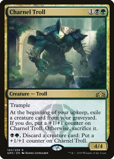 Charnel Troll (GRN, Near Mint, Foil)