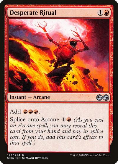 Desperate Ritual (UMA, Lightly Played, Foil)