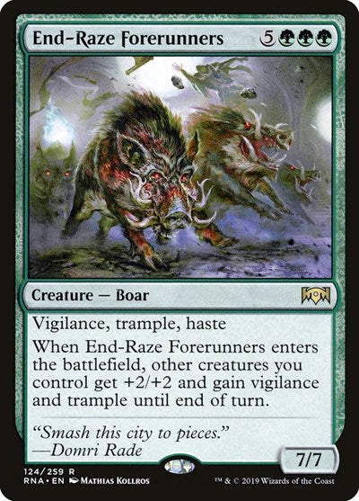 End Raze Forerunners (RNA, Near Mint, Foil)