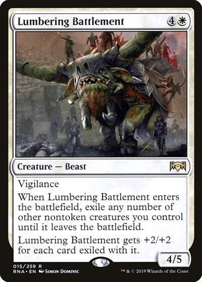 Lumbering Battlement (RNA, Near Mint,)