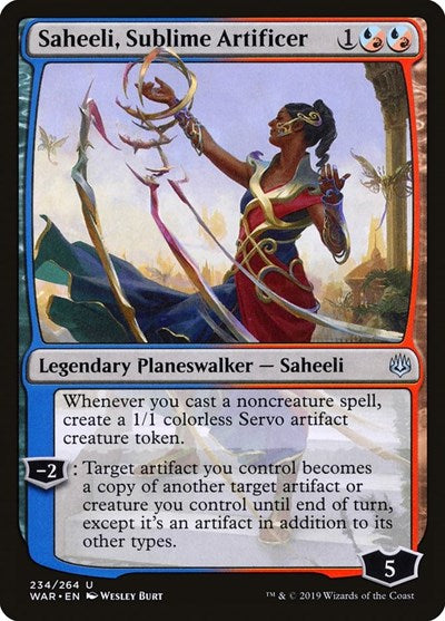 Saheeli, Sublime Artificer (WAR, Near Mint,)