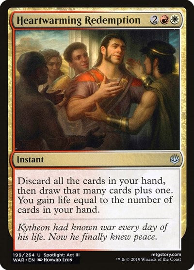 Heartwarming Redemption (WAR, Near Mint,)