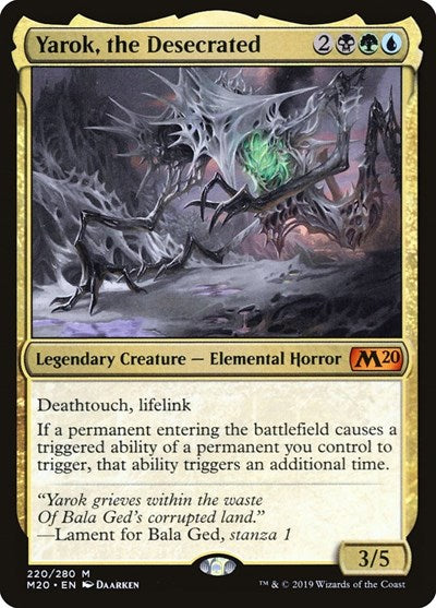 Yarok the Desecrated (M20, Near Mint,)