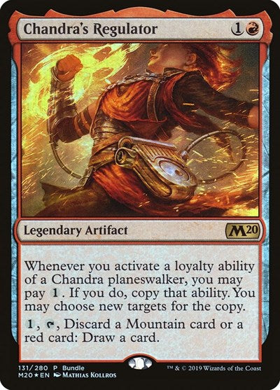 Chandra's Regulator (M20 Bundle) (UMP, Near Mint, Foil)