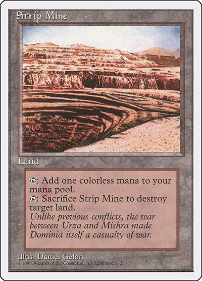 Strip Mine (4ED, Near Mint,)