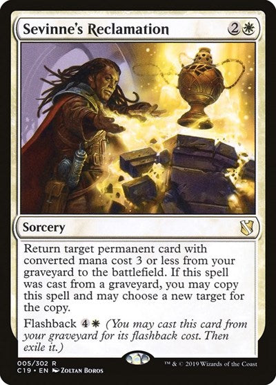 Sevinne's Reclamation (C19, Near Mint,)