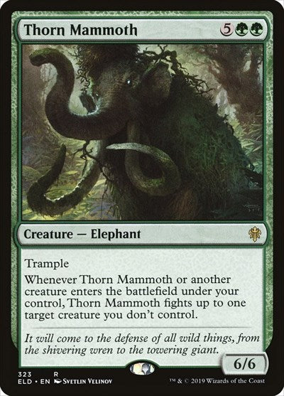 Thorn Mammoth (ELD, Near Mint,)