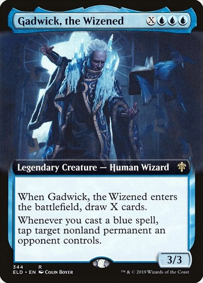 Gadwick the Wizened Extended Art (ELD, Near Mint,)