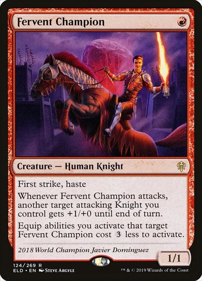 Fervent Champion (ELD, Near Mint,)
