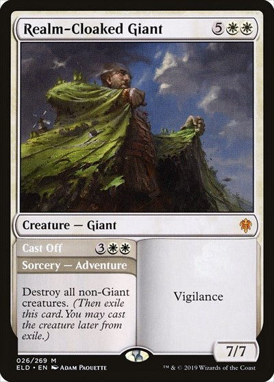 Realm-Cloaked Giant (ELD, Near Mint,)