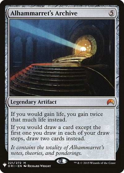 Alhammarret's Archive (LIST, Near Mint,)
