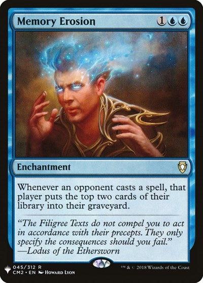 Memory Erosion (LIST, Near Mint,)