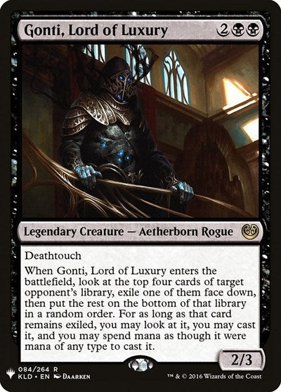 Gonti, Lord of Luxury (LIST, Near Mint,)