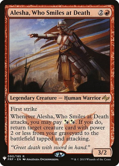 Alesha, Who Smiles at Death (LIST, Near Mint,)
