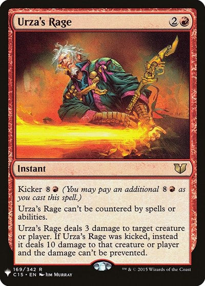 Urza's Rage (LIST, Near Mint,)