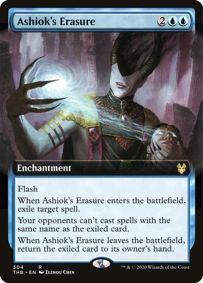 Ashiok's Erasure (Extended Art) (THB, Near Mint,)