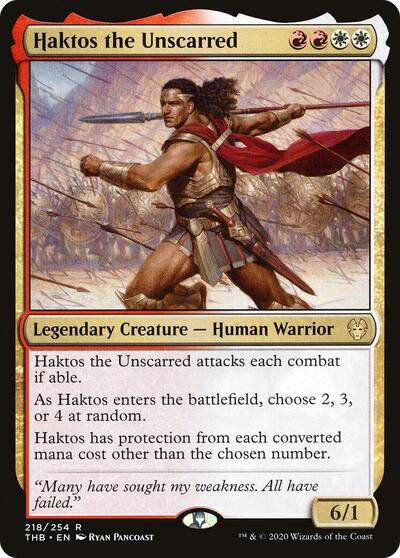 Haktos the Unscarred (THB, Near Mint, Foil)