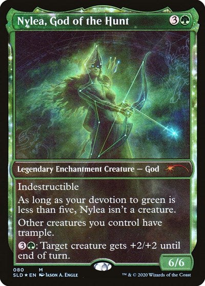 Nylea, God of the Hunt (SLD, Lightly Played, Foil)
