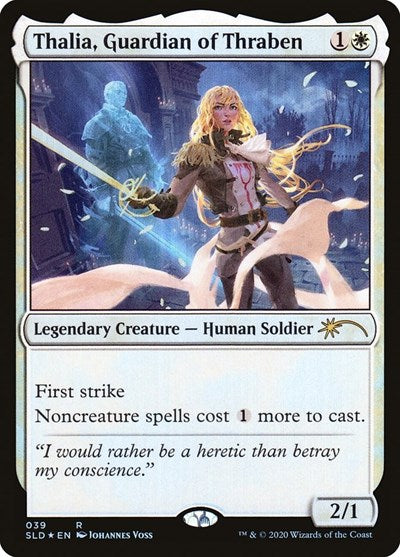 Thalia, Guardian of Thraben (039) (SLD, Near Mint, Foil)