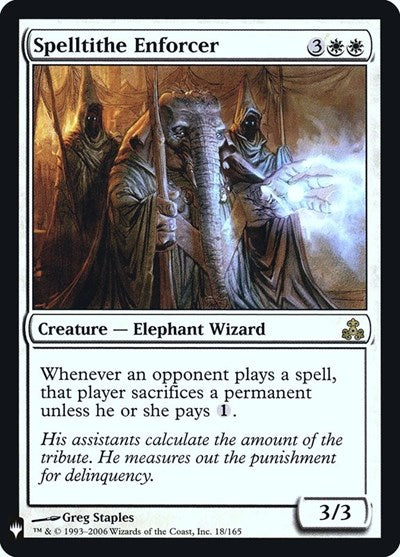 Spelltithe Enforcer (LIST, Near Mint, Foil)