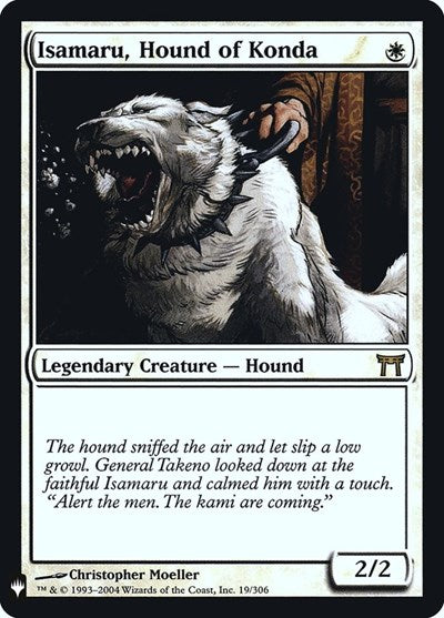 Isamaru, Hound of Konda (LIST, Near Mint, Foil)