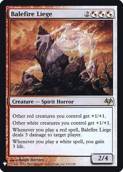 Balefire Liege (LIST, Near Mint, Foil)